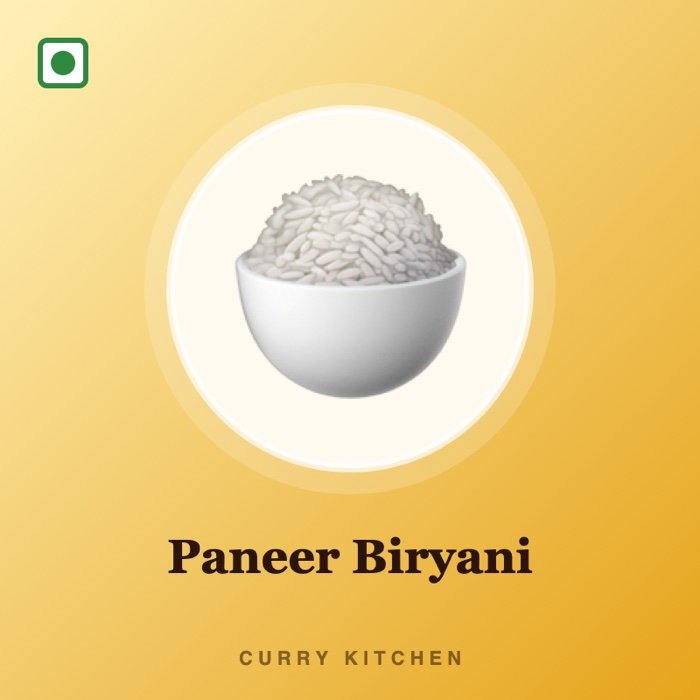 Paneer Biryani